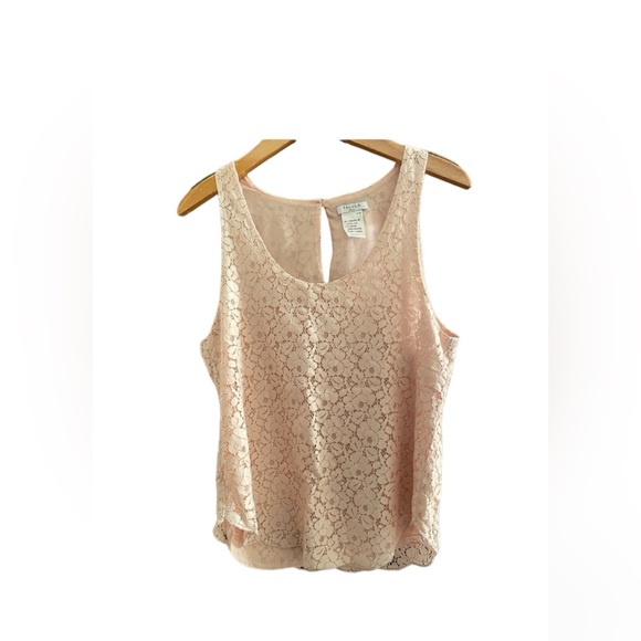 Talula Aritzia Betty Lace Tank top in Blush pink - Picture 2 of 5